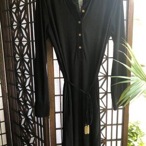 Long Sleeve wrap tie Dress size S